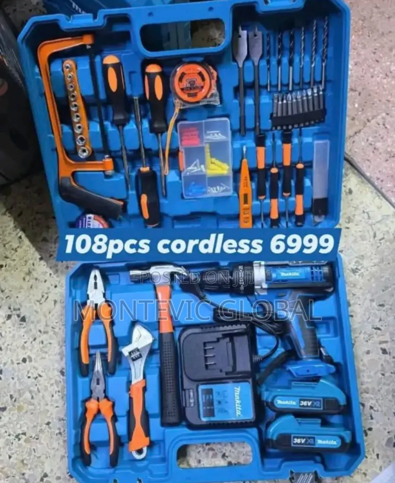 108pcs Cordless Drill Set