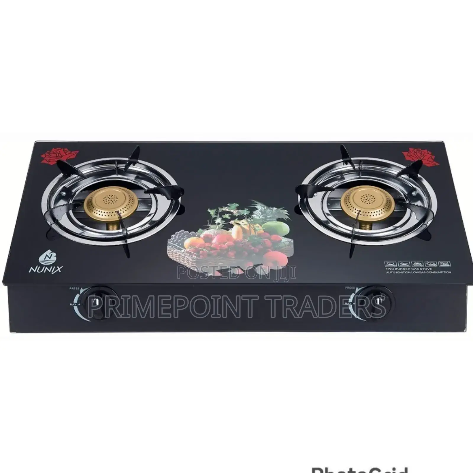 2-Burner, Tampered Glass Top
Strong Galvanized✓