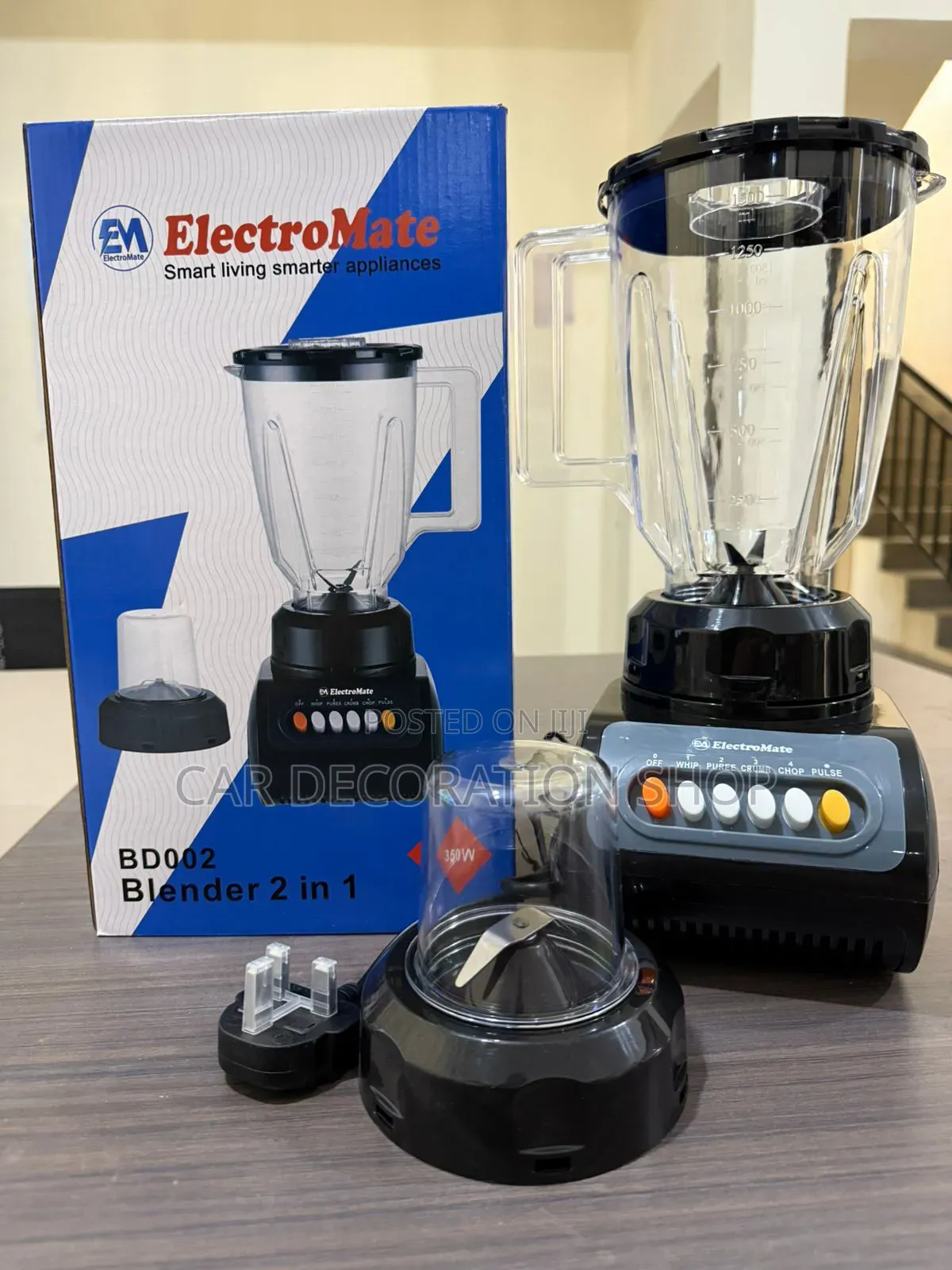 2in1 Electromate Blender With Grinder