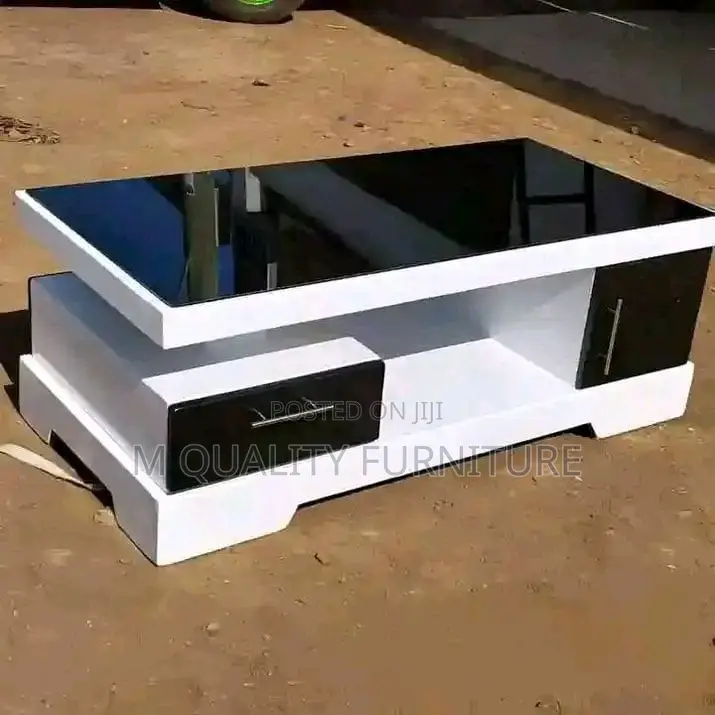 Unique Black Modernized Coffee Table