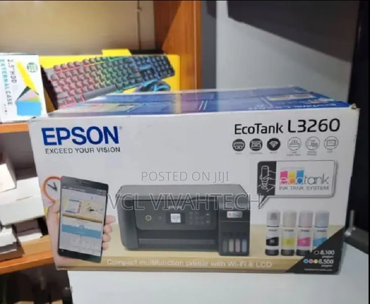 Epson Ecotank L3260 A4 Wi-fi All-in-one Ink Tank Printer