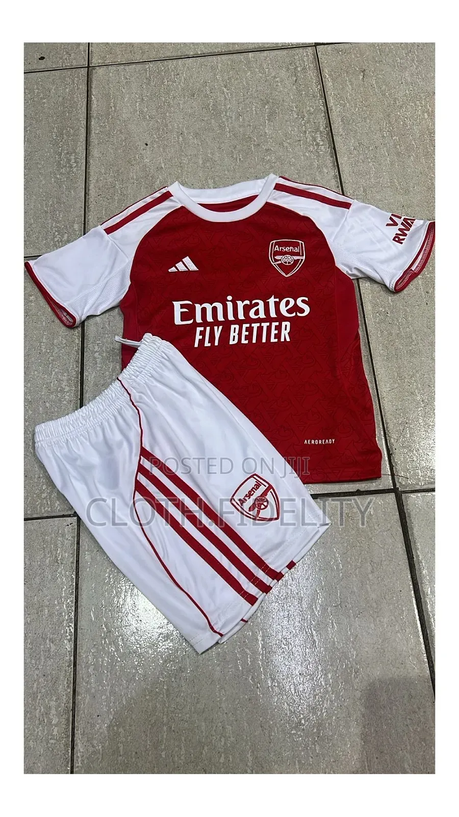 Arsenal Home Kids Jersey 25/26.