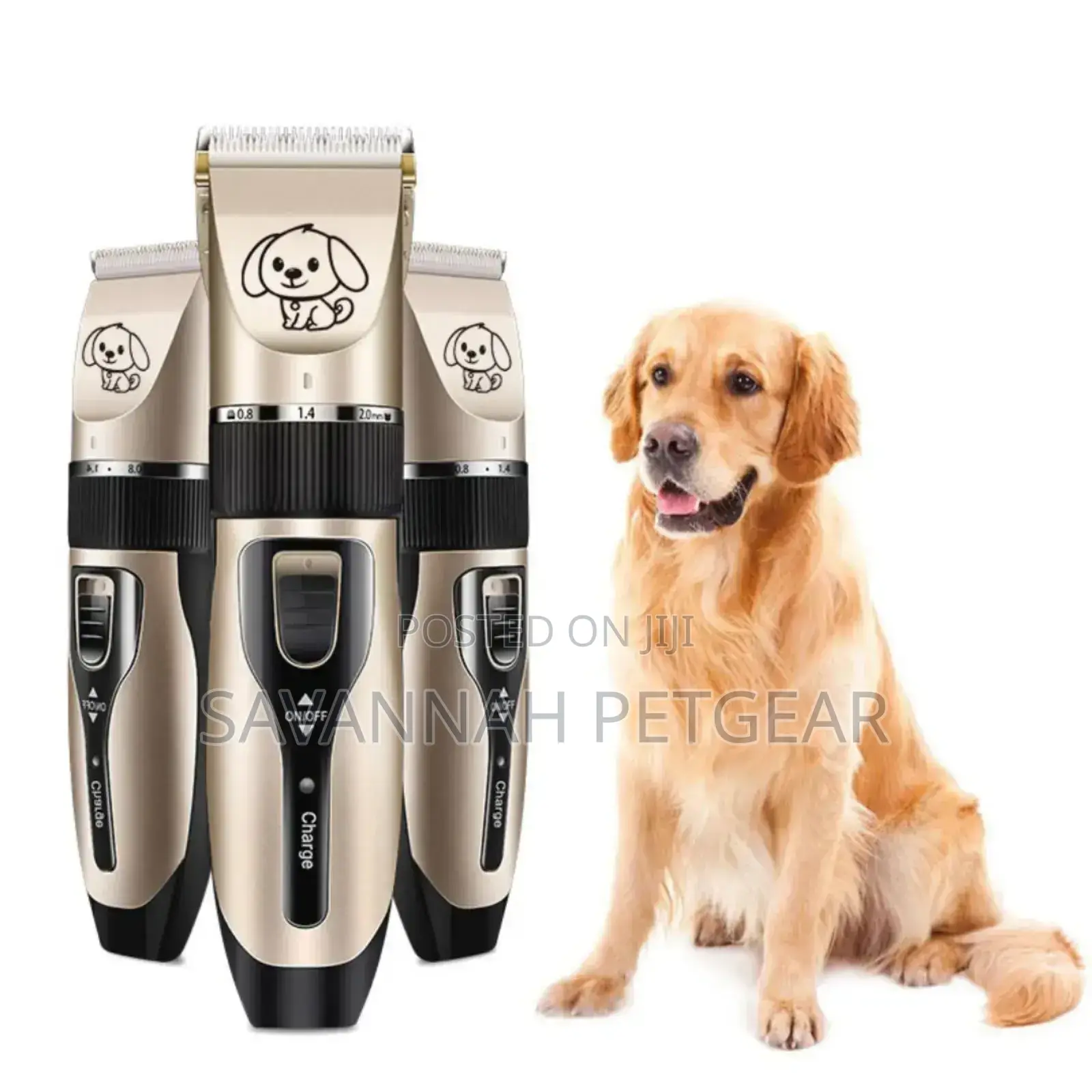 Heavy Duty Cordless Pet Hair Trimmer With Extra Accessories