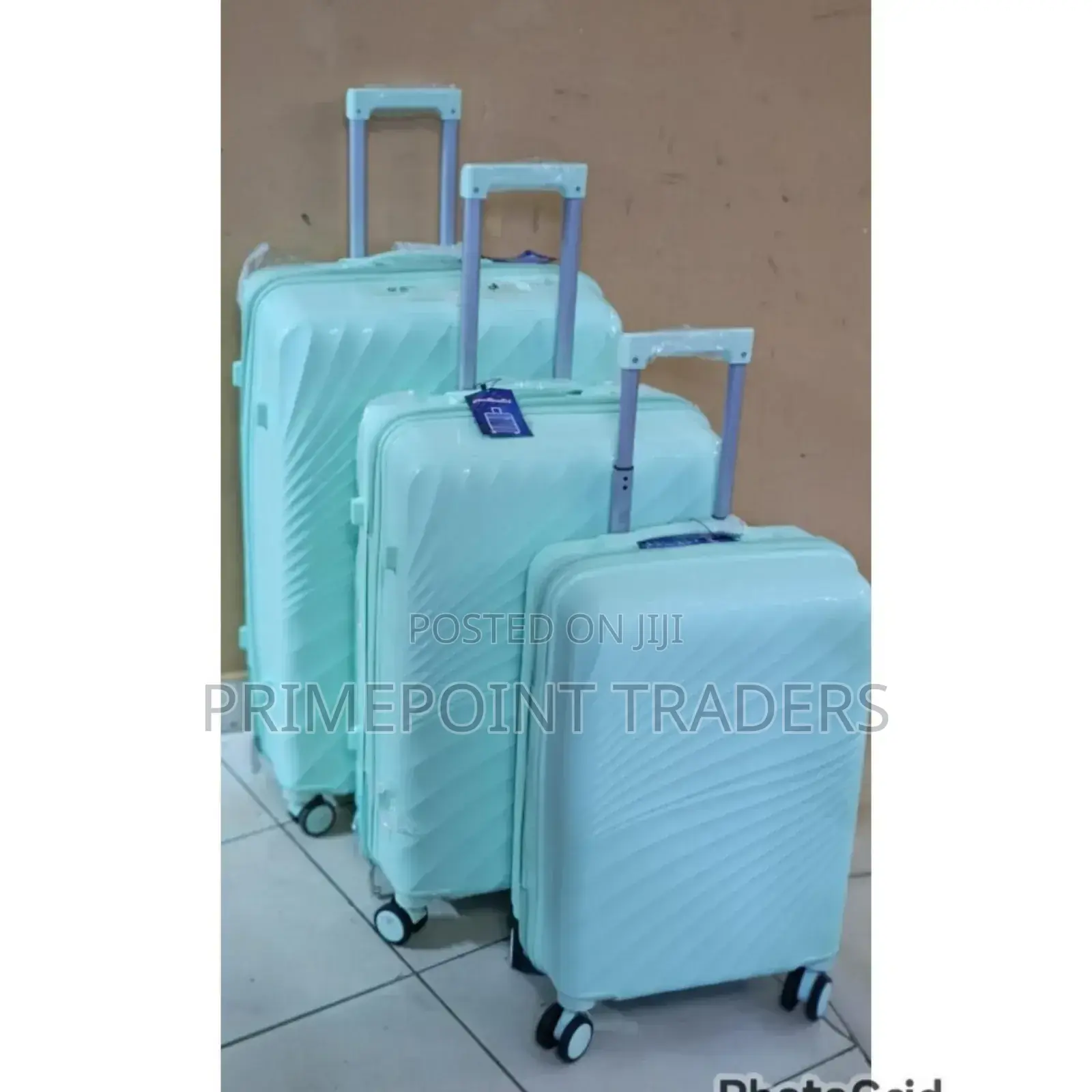 Unbreakable Double Zip Rubber Suitcase