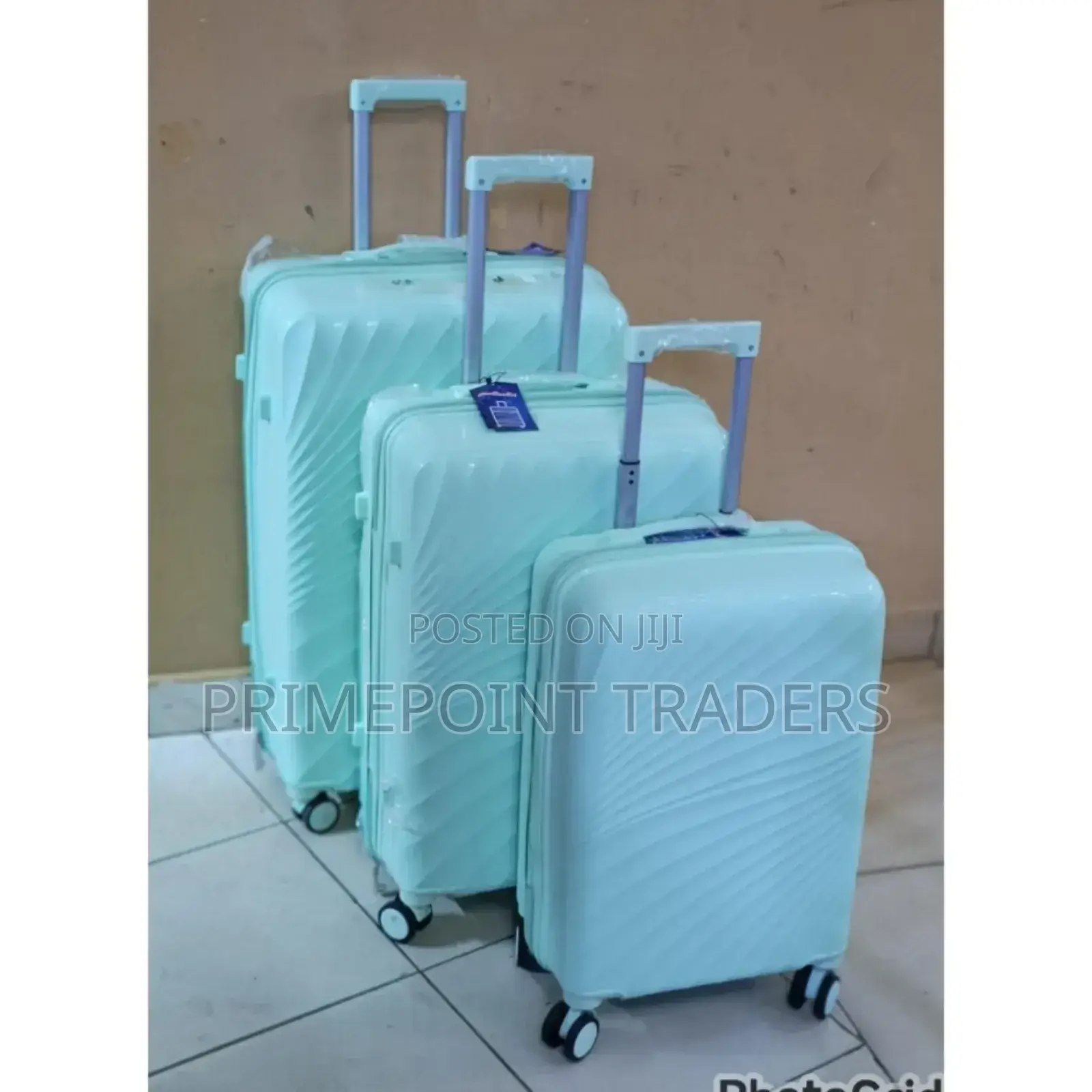 Unbreakable Double Zip Rubber Suitcase
