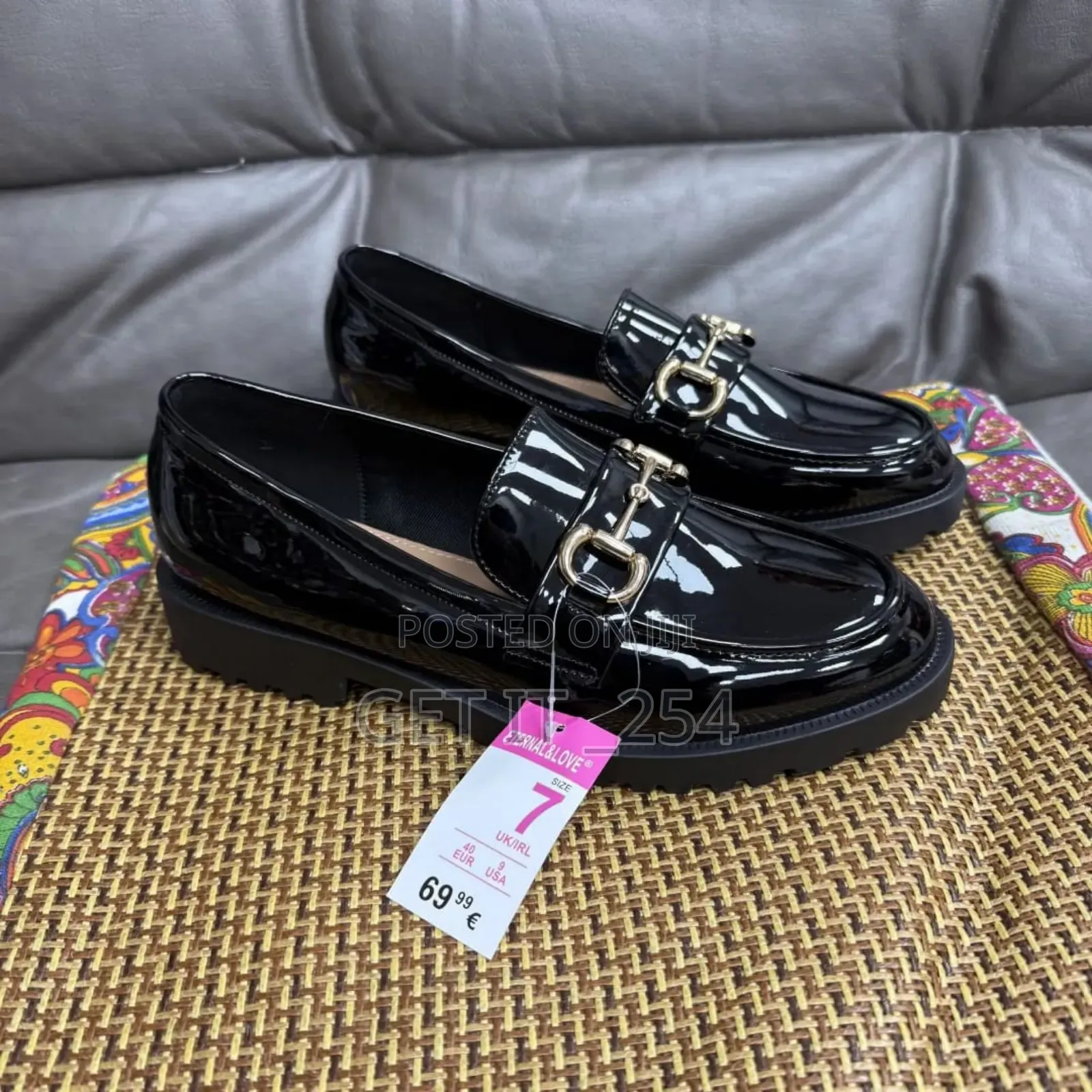 Restocked!!!!
Wetlook Brogues 
Size 37- 42