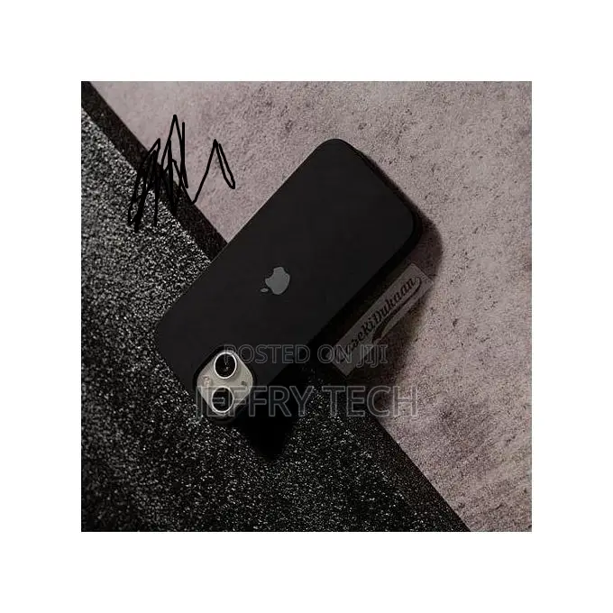 iPhone 15 Silicone Cover Case - Black.