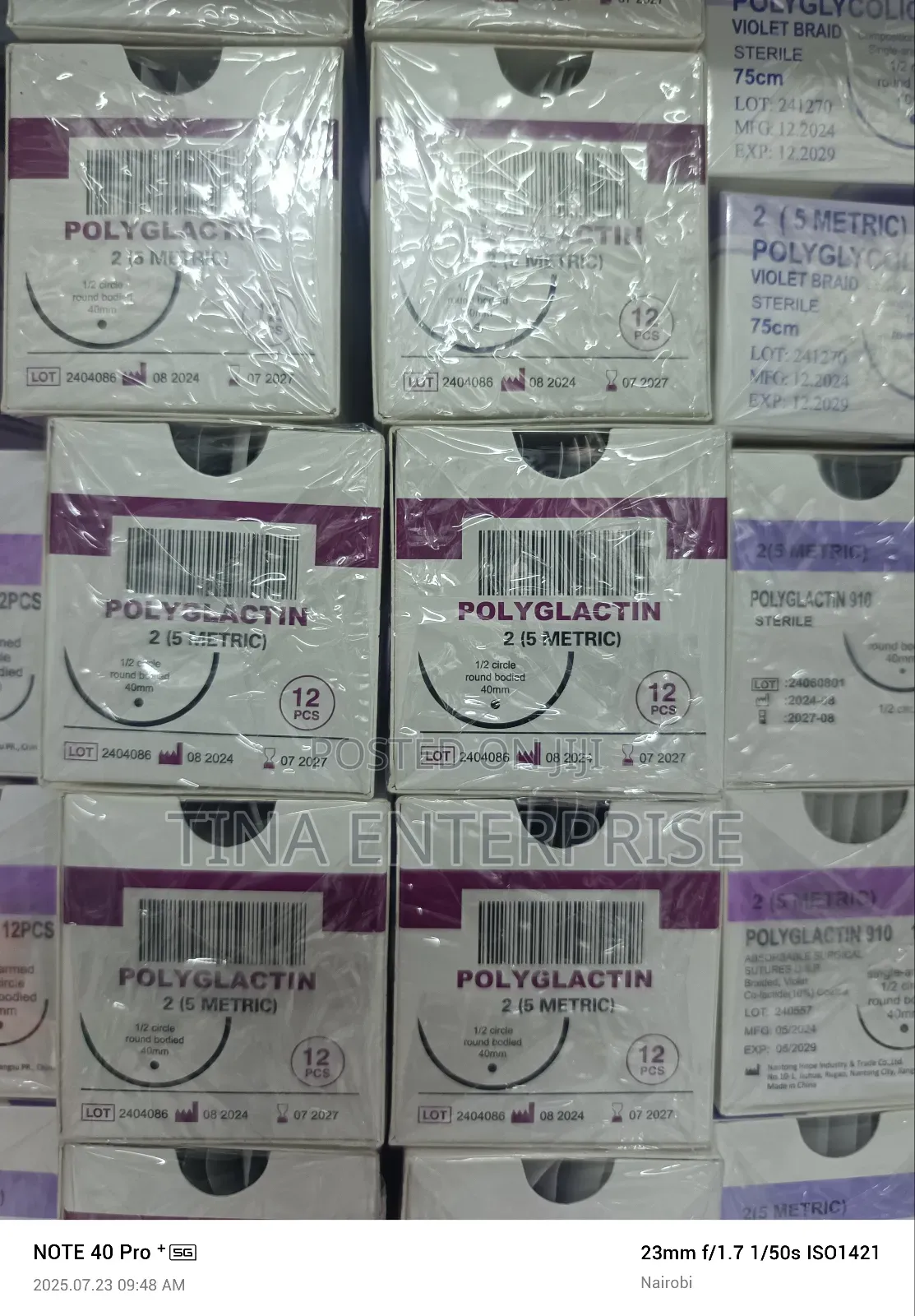 Sutures, Vicryl/Polyglactin/Polyglocolic