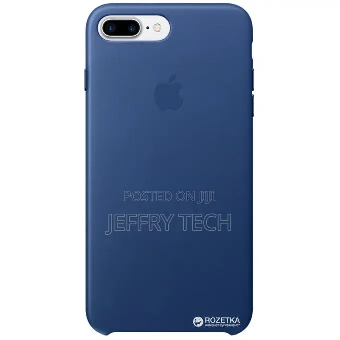 iPhone 8 Plus Silicone Cover Case - Blue.