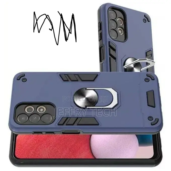 Samsung A23 4g Hybrid Rugged Armor Magnetic Ring Stand Cove