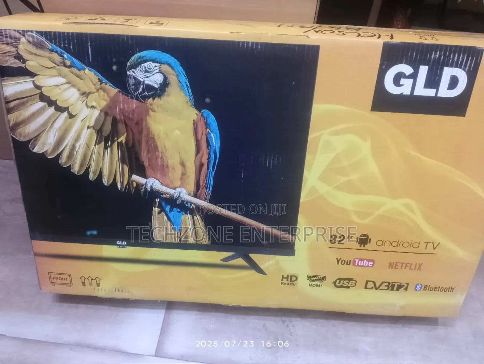 GLD 32 Inches Smart Frameless Android Led Tv, Inbuilt Wifi