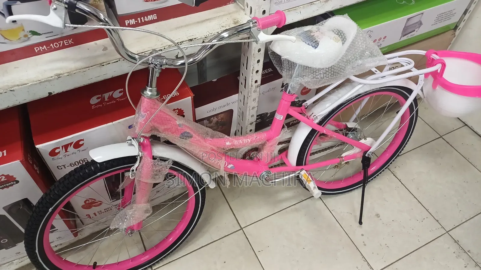 Pink Bike Size 20 Ladybird