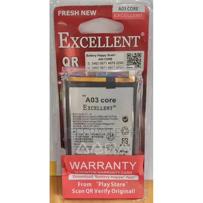 Excellent Samsung Galaxy A03 Core Mobile Phone Battery - Rep