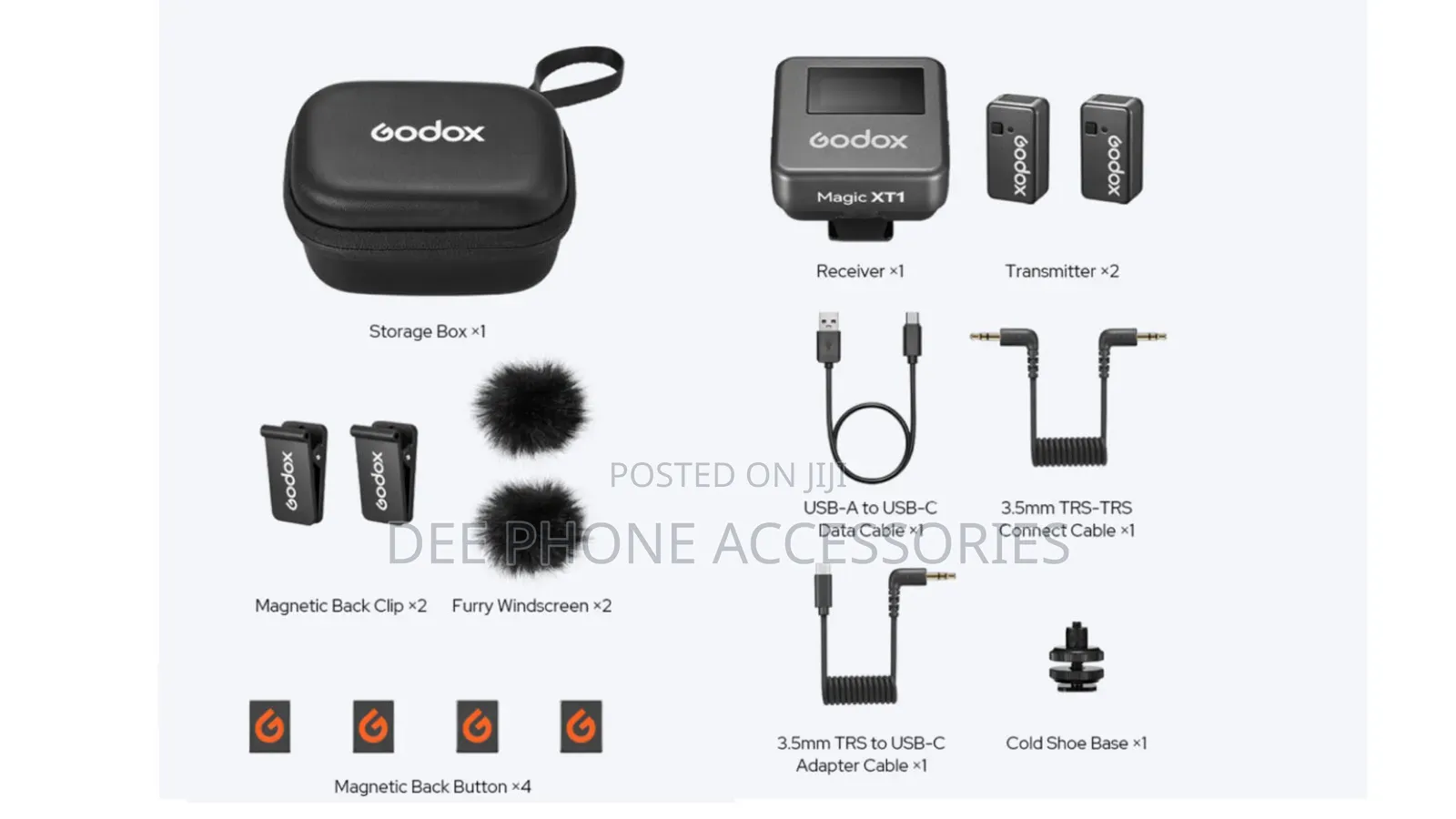 Godox Magic Xt1 Dual Wireless Microphones