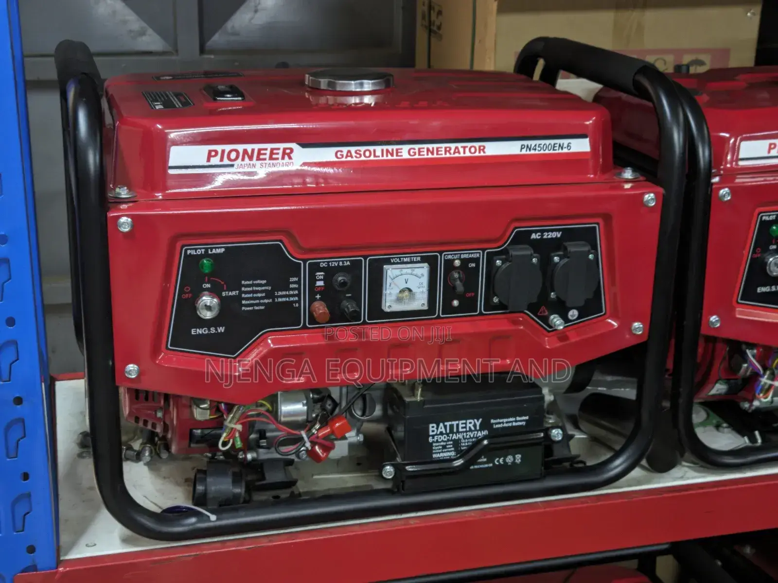 Pioneer Pn4500en-6 Gasoline Generator