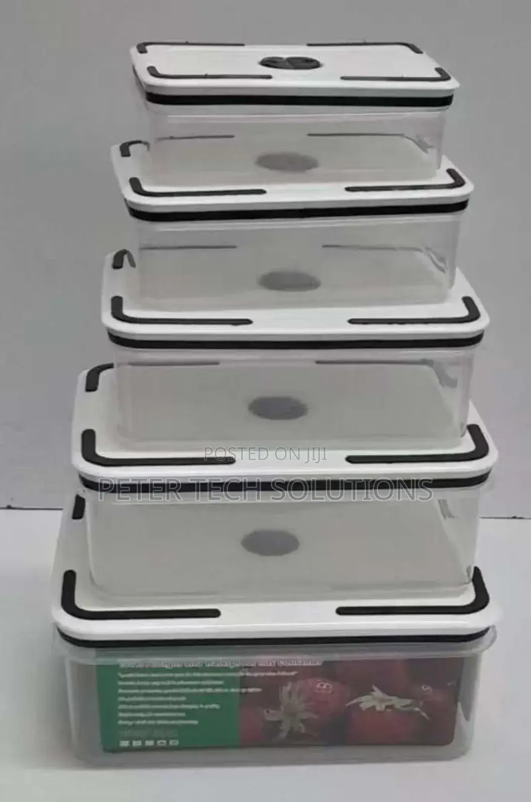 5in 1 Fridge Storage Containers 
Available