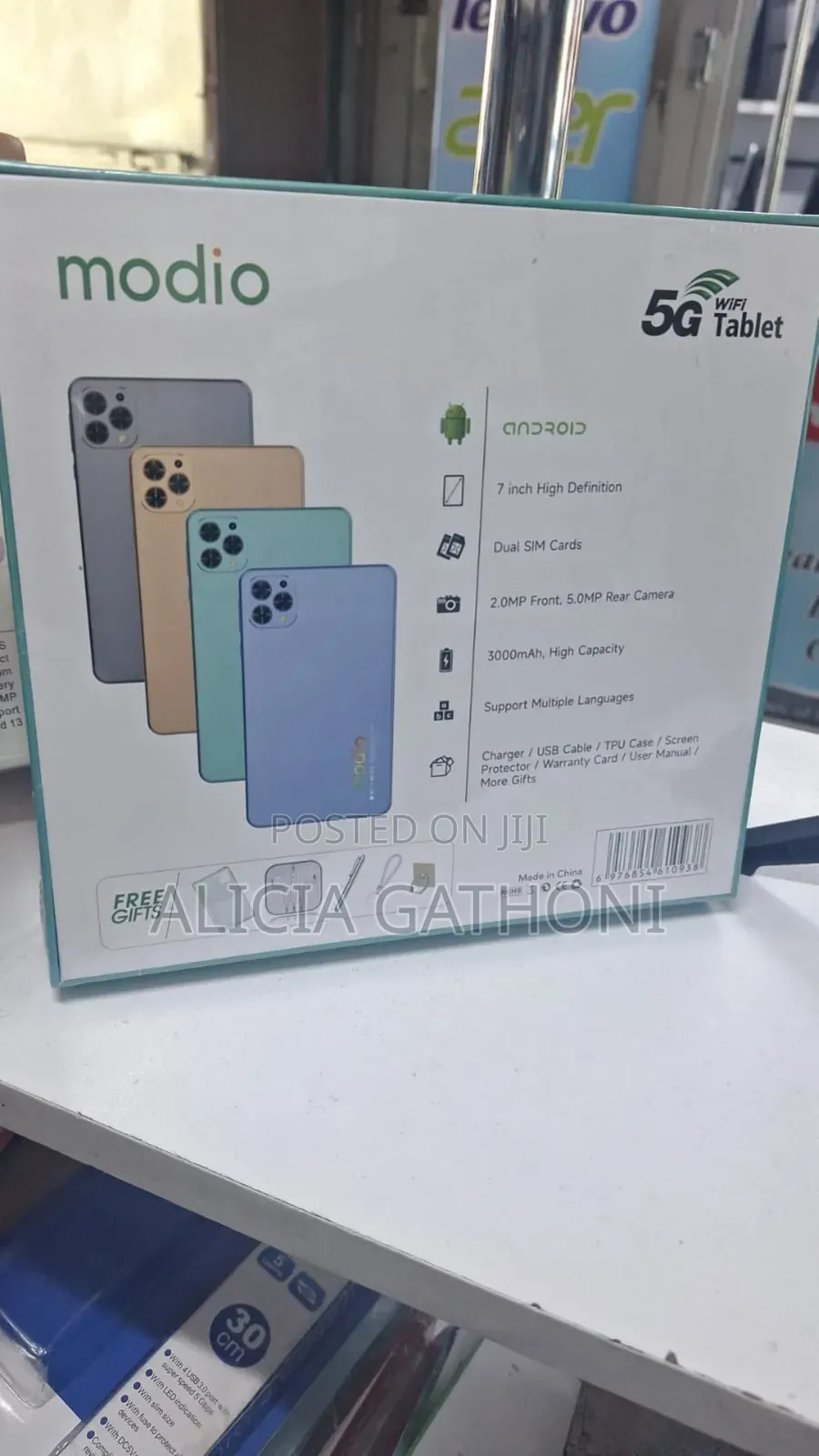 New Modio Tablet 256gb Rom