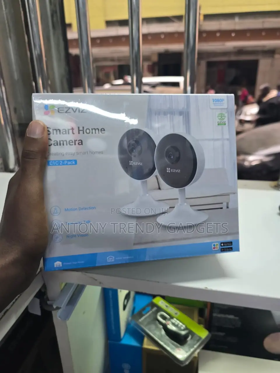 Full Hd Ezviz Indoor Cams 2-pack With Night Vision