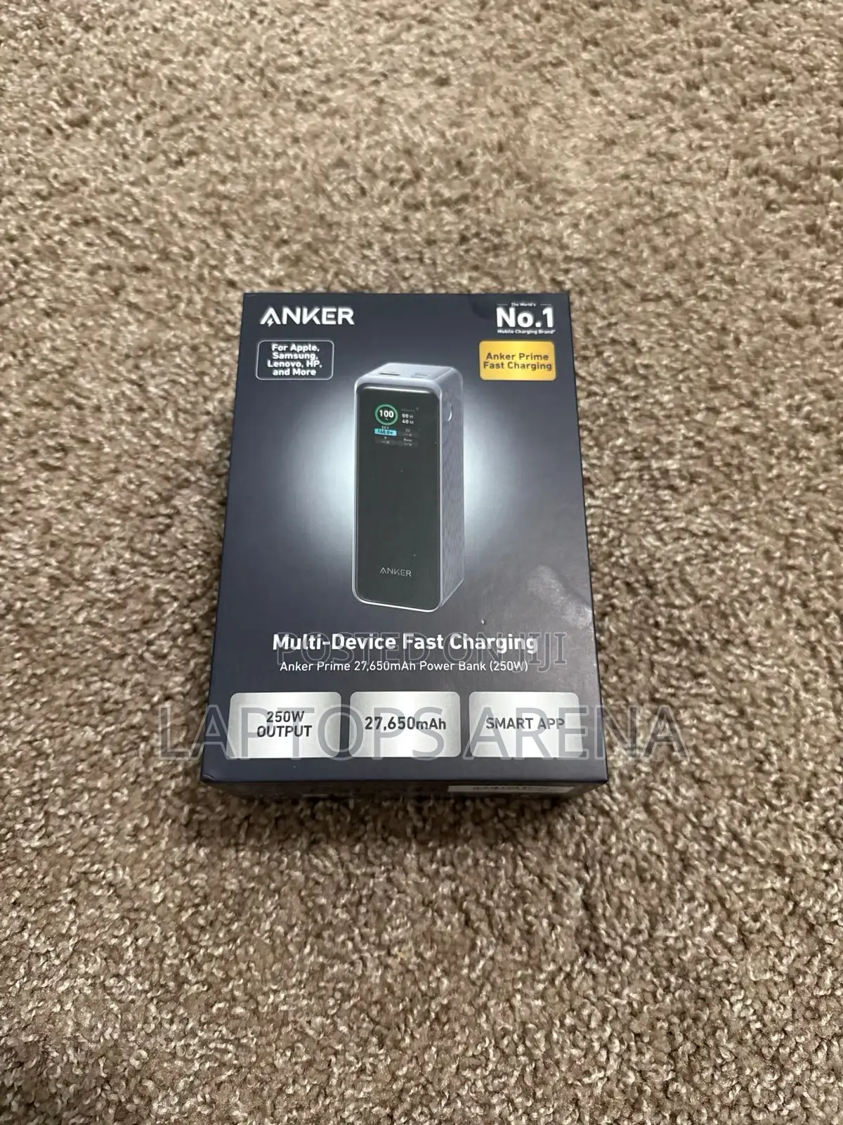 Anker 3-Port 250w Power Bank With LCD Screen 27,650mah