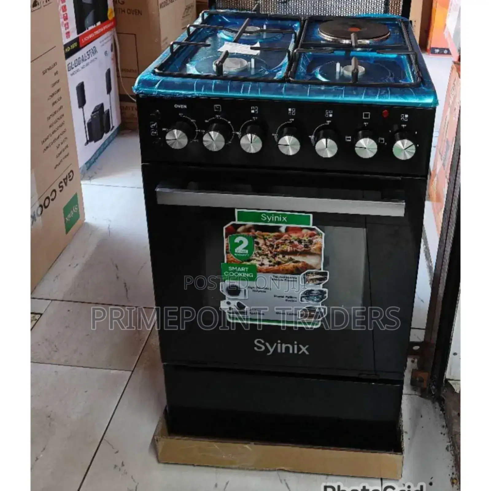 Syinix 50by 50 Standing Cooker With Electric Oven
Now✓