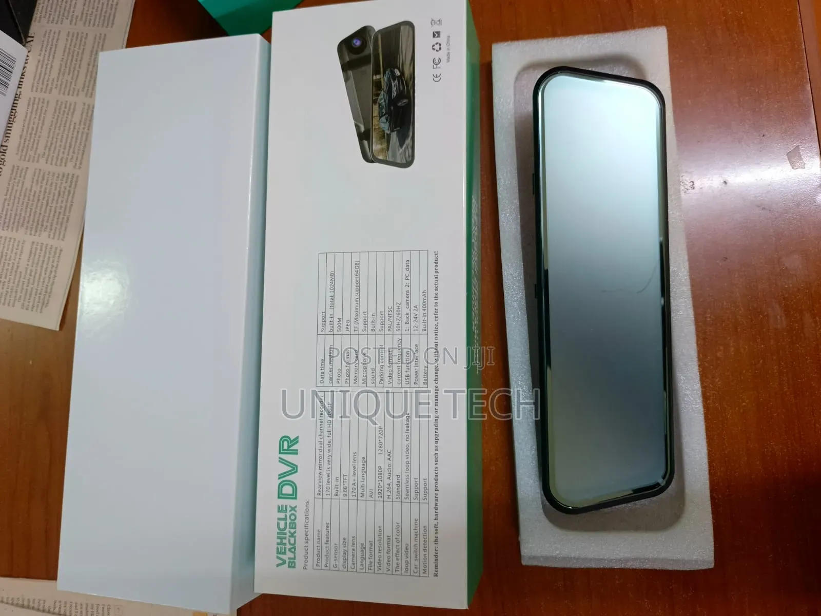  Ultra Hd Rearview Mirror Dash Cam DVR