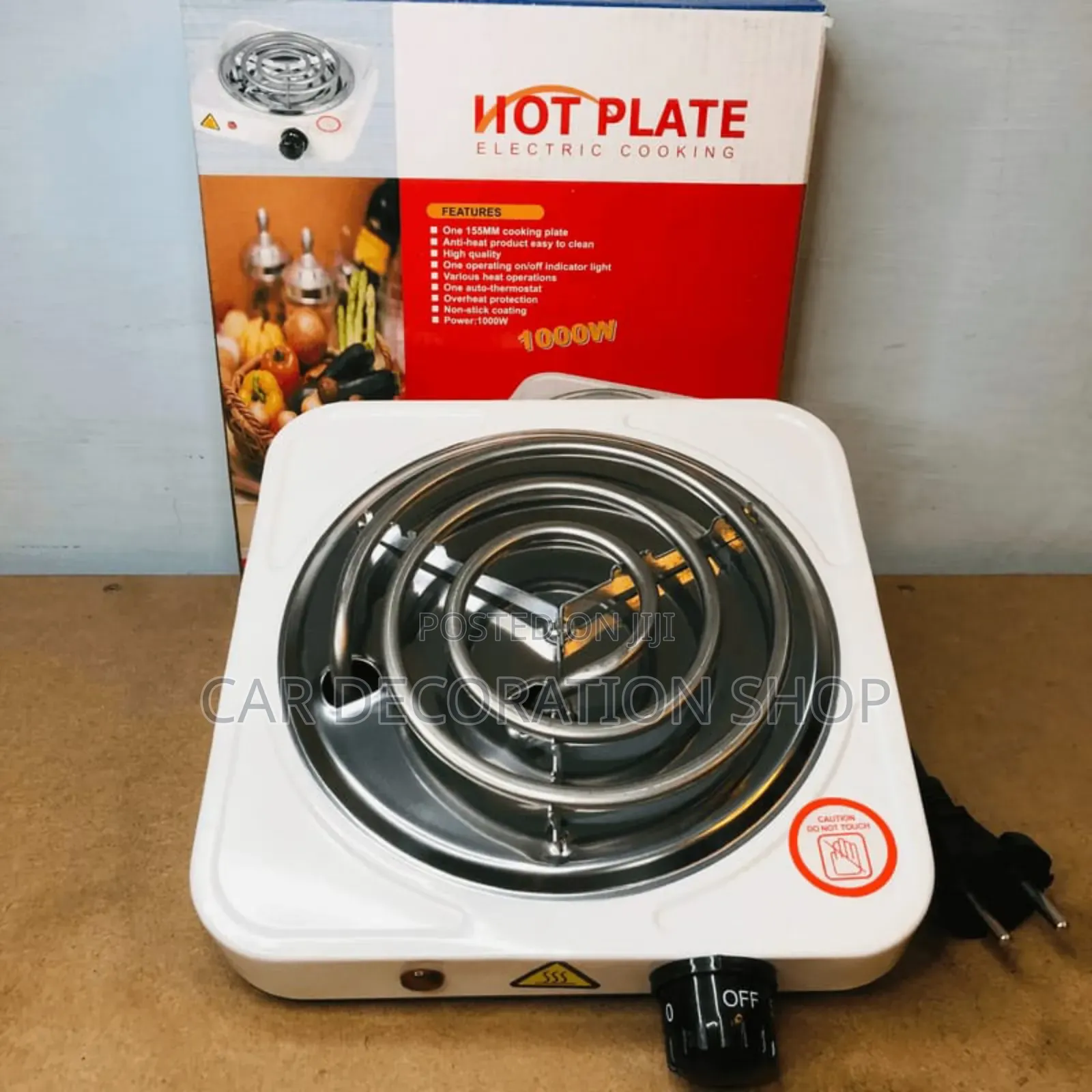 5 Heating Setting Portable Electric Single Stove Coil Plate
