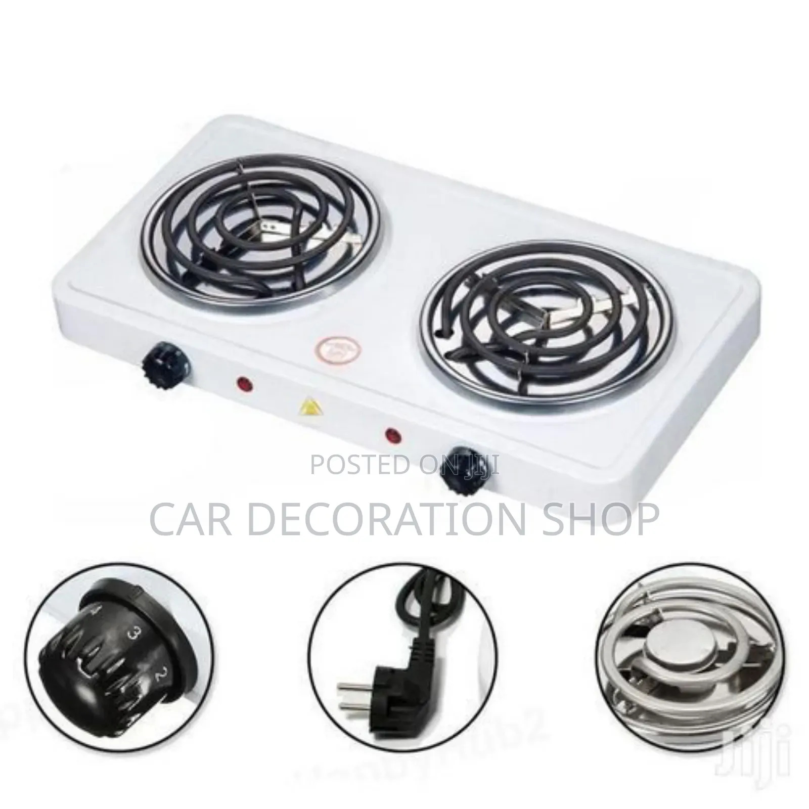 2000watts Electric Double Hot Plate Coil With Thermal Stat