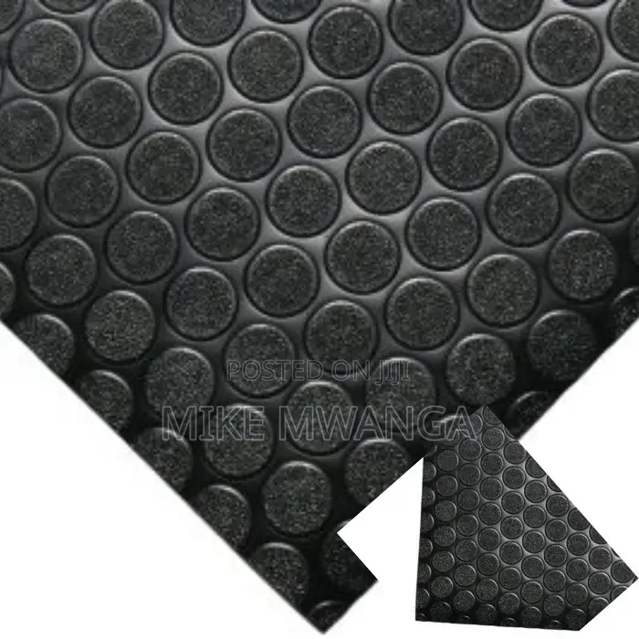 Debris Control Rubber Coin Studded Mats