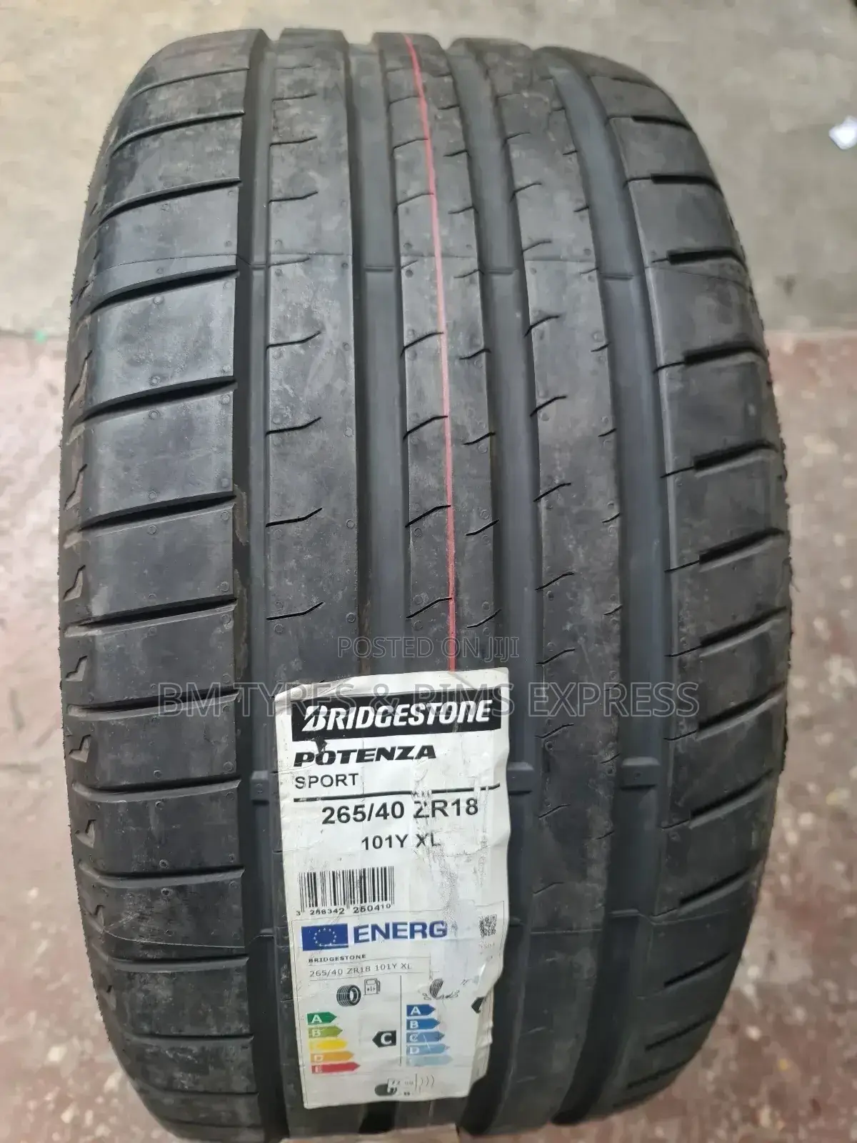 265 /40 R18 Bringstone Tyres (Potenza) Highway Terrrain.