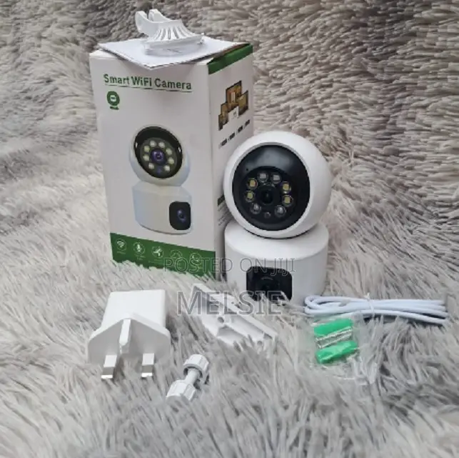 V380 4g Dual Lens Mini PTZ Indoor Camera With Sim Slot