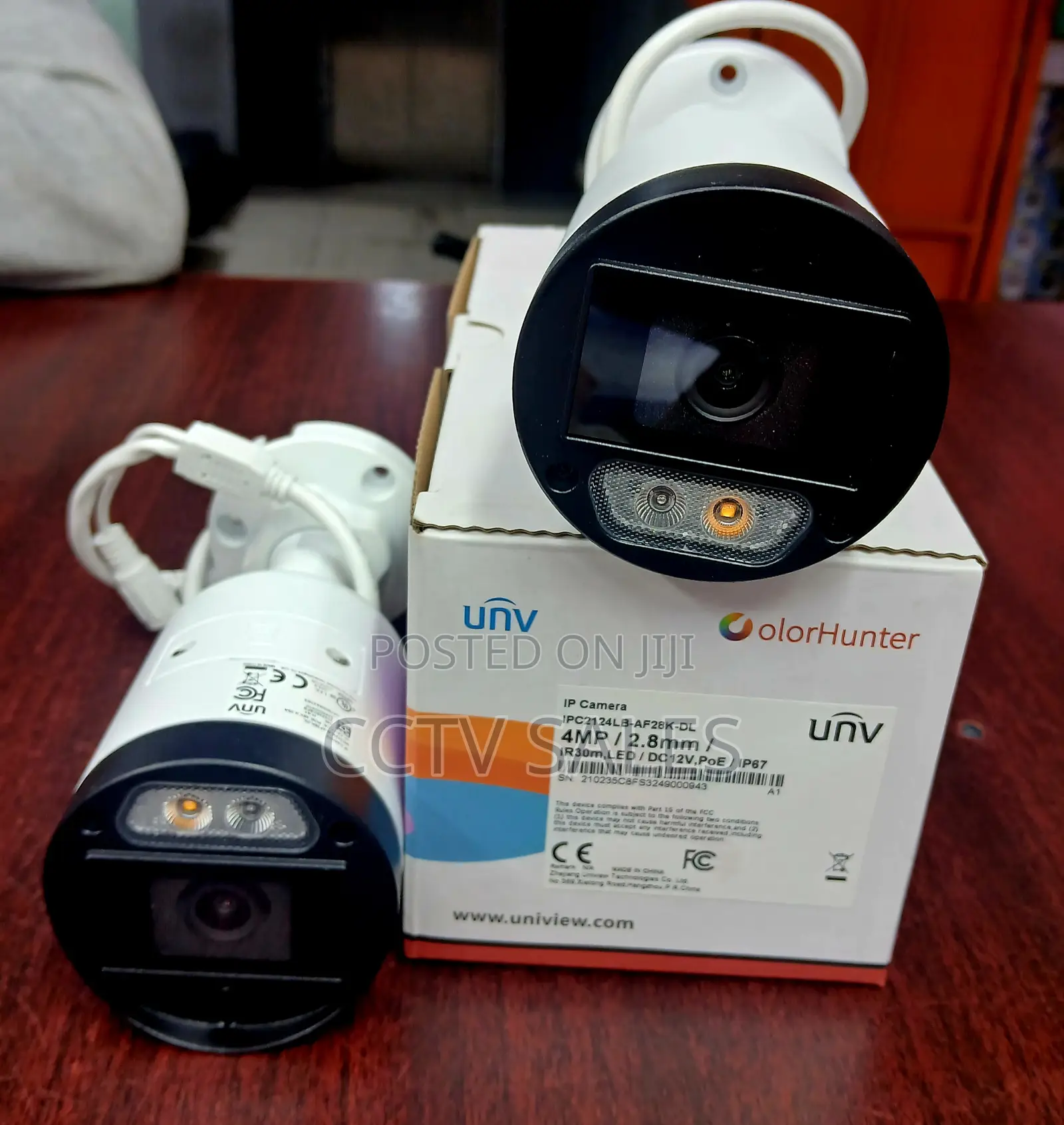 Waterproof 4mp Uniview Outdoor Bullet Ip Camera Full Color