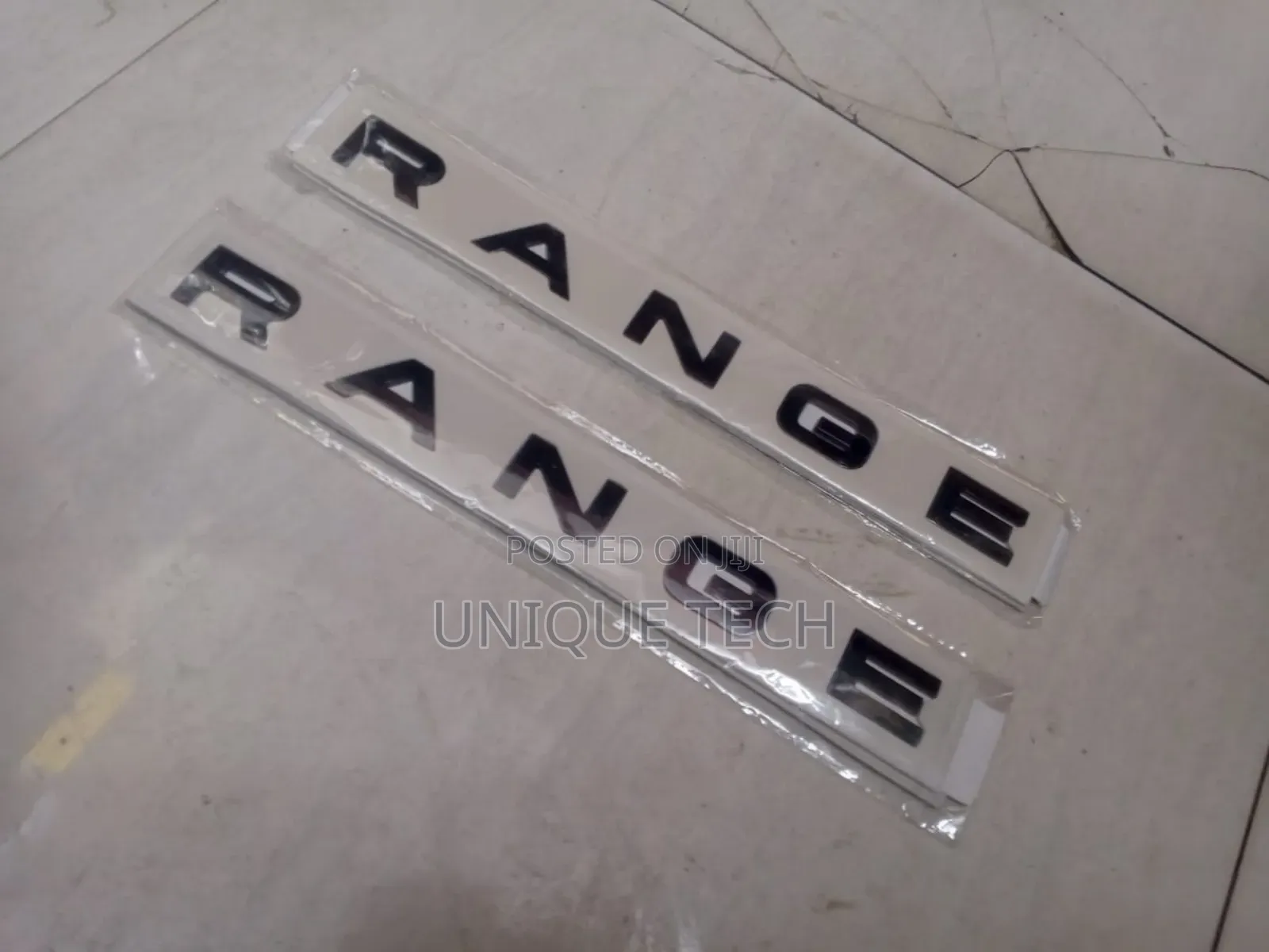 Premium Chrome Range Emblem/Stickers– Universal Fit
