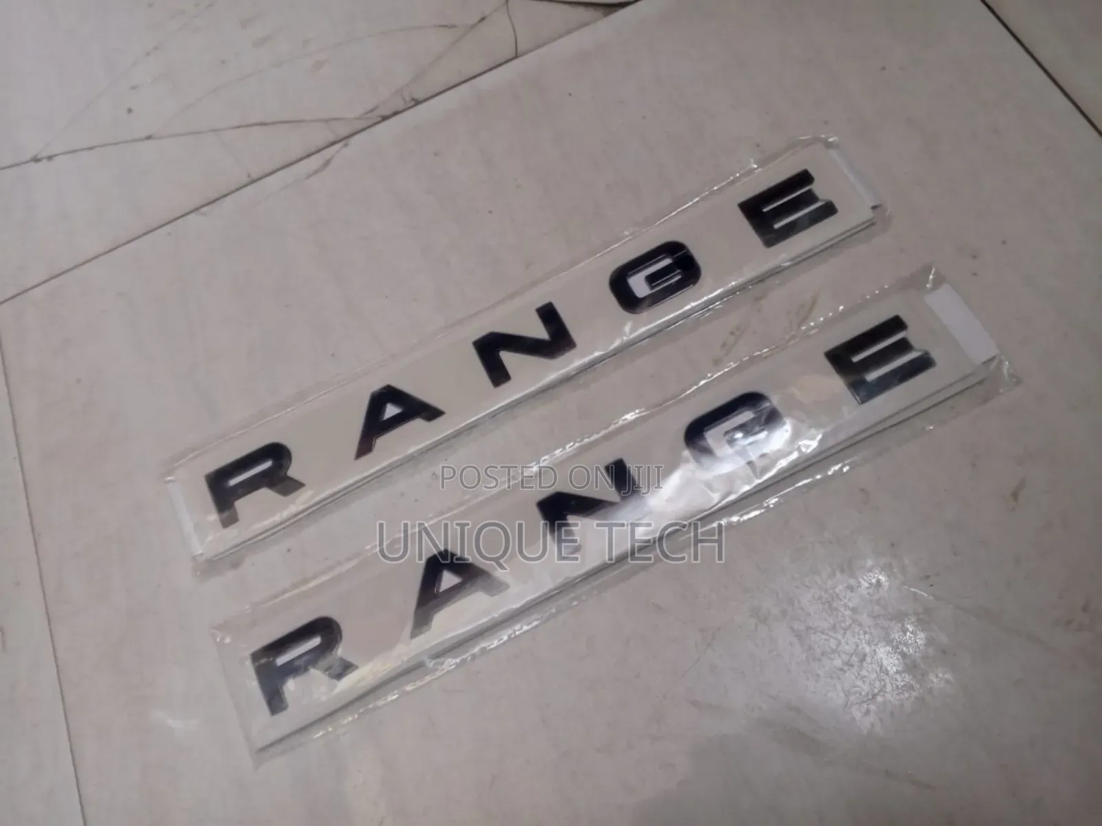 Universal Range Chrome Car Sticker Badge