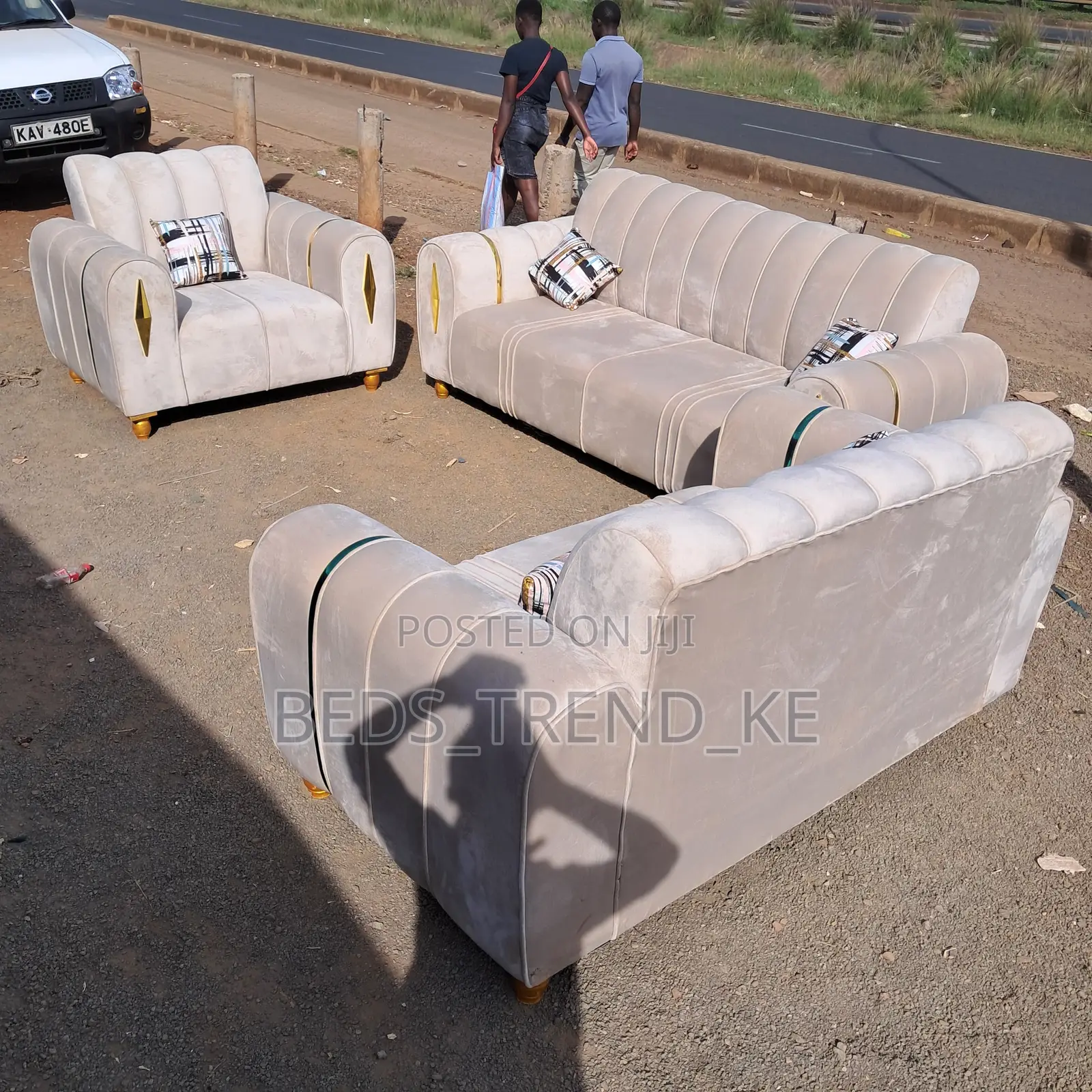 7 Seater Modernized Sofa 3,2,1,1