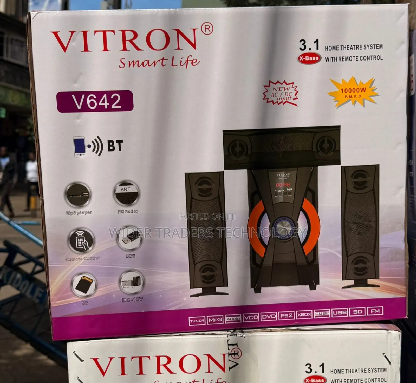 Vitron V642 3.1ch Home Theatre Sound System 10000w