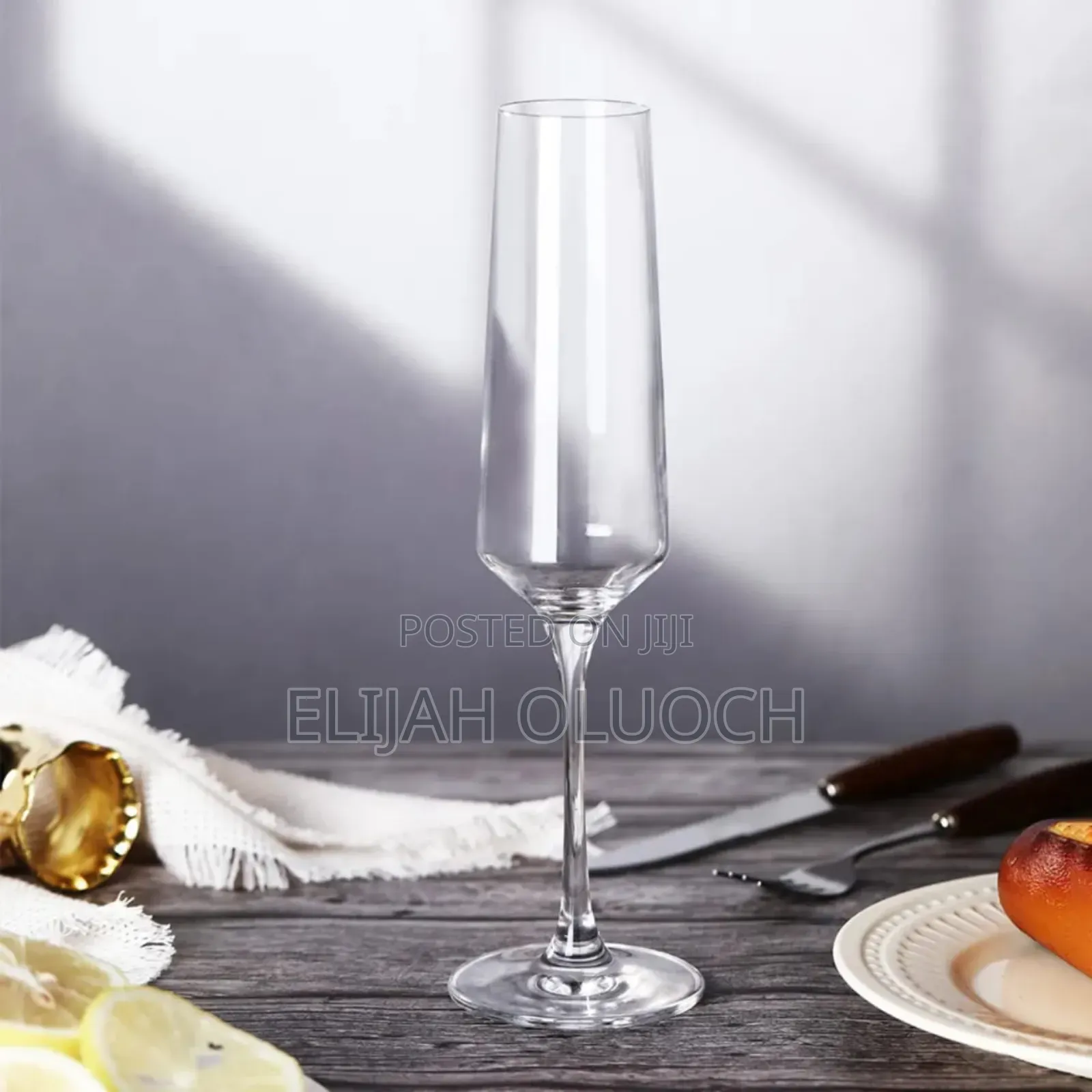 190ml Long Stem Champagne/Flute Glasses