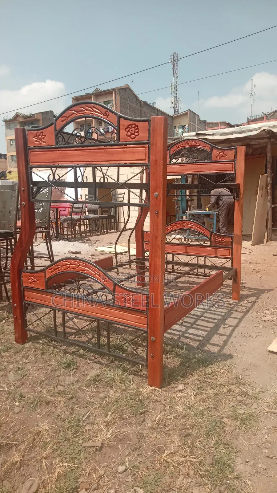 Modern Metalic Double Decker