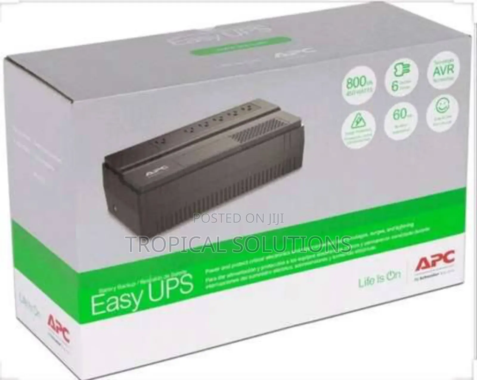 Apc Back-Ups 650va,230v,Avr,Universal Sockets