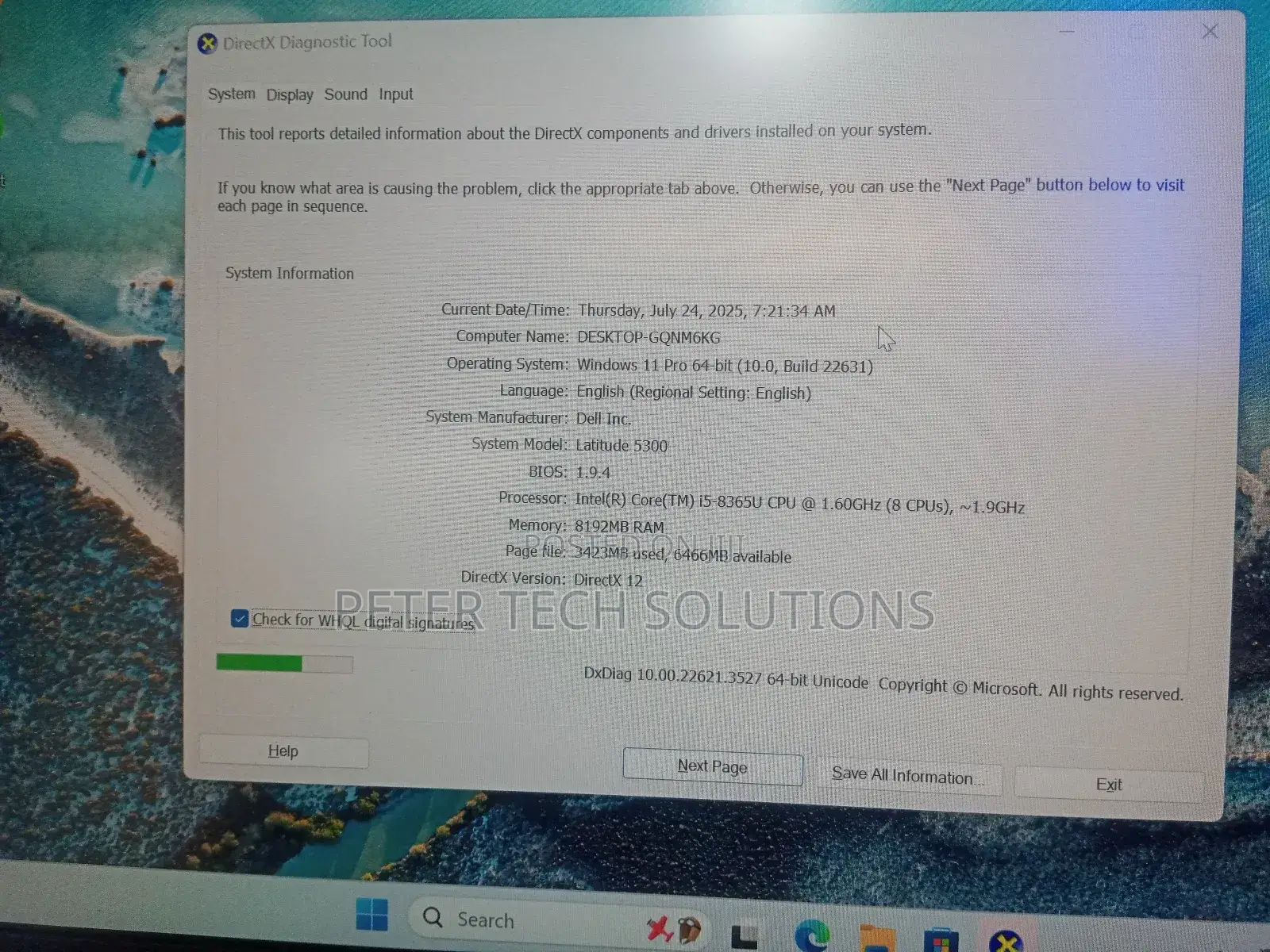Laptop Dell Latitude 5300 8GB Intel Core I5 SSD 256GB