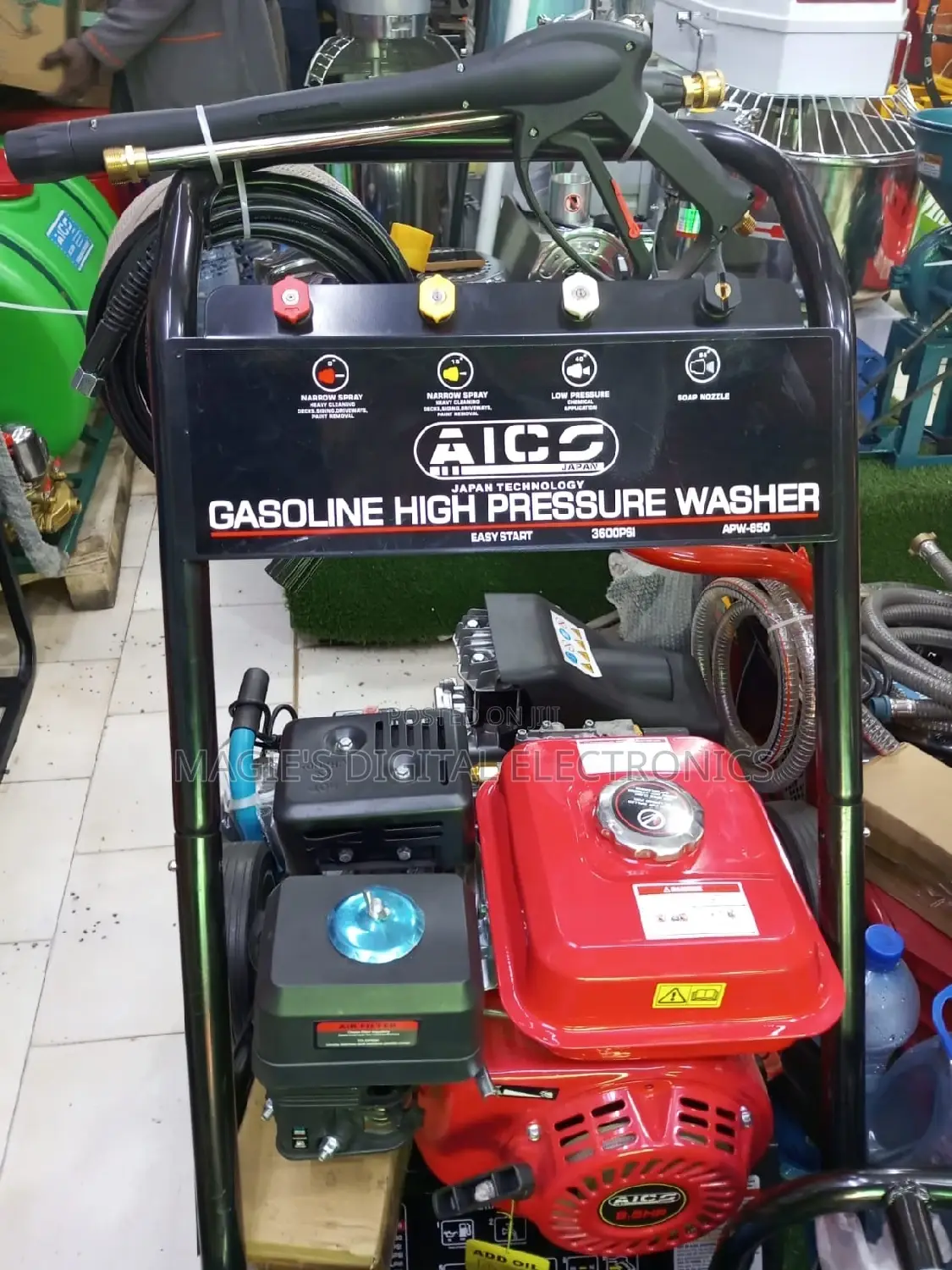 Commercial Standard Aico 3600psi Petrol Pressure Washer