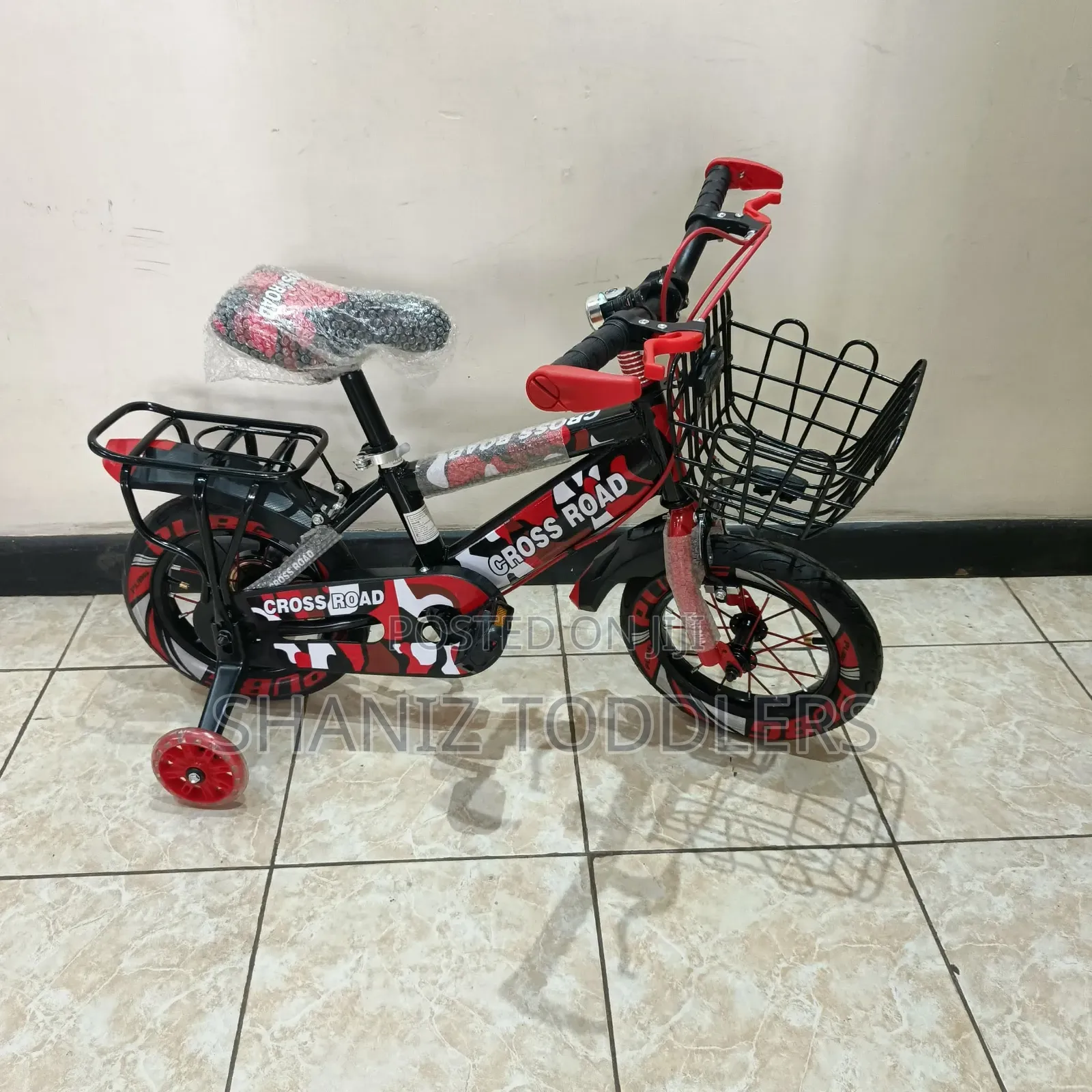 Size 12 Crossroad Bike (With Back Seat )