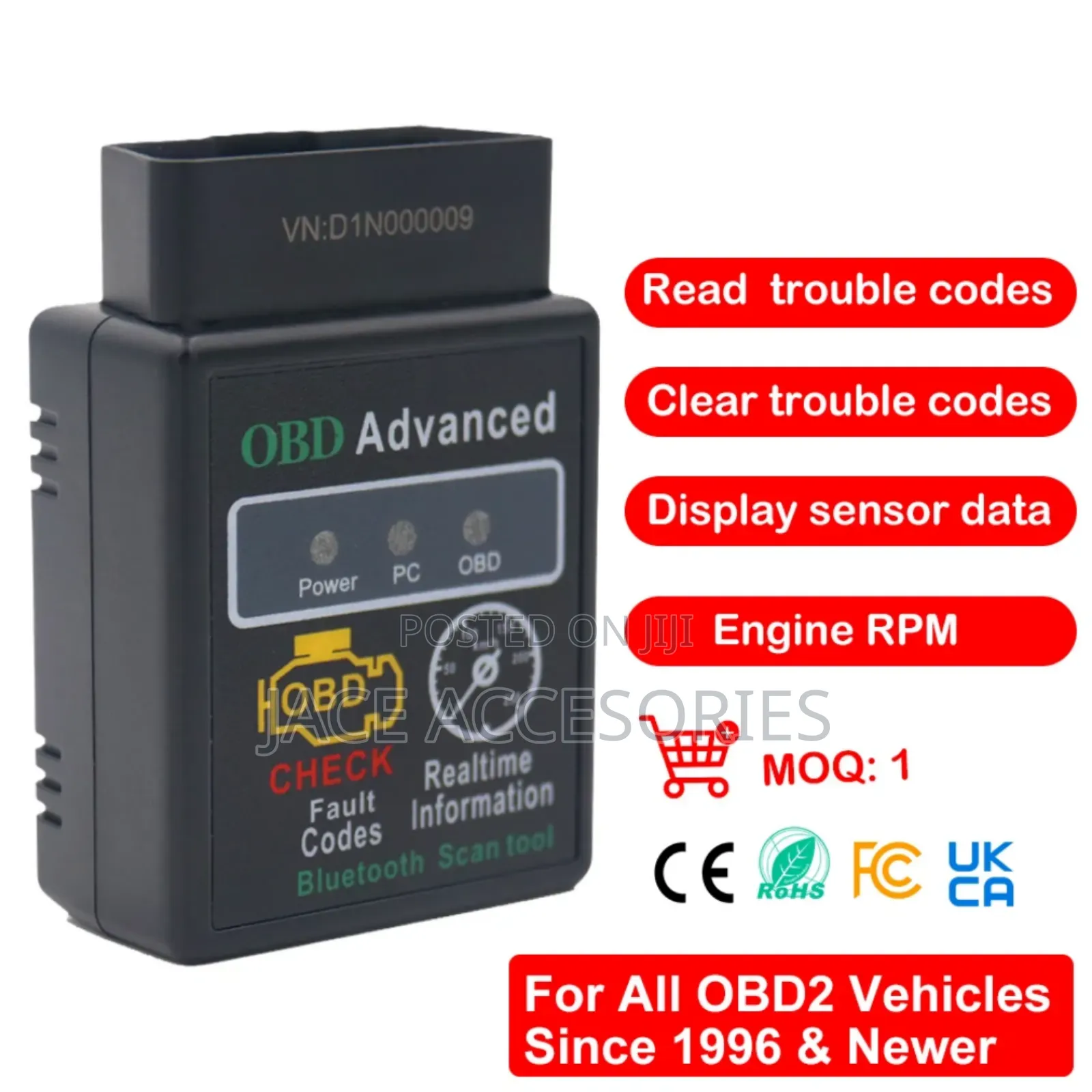 New Advanced Obdii Diagnostic Scanner
