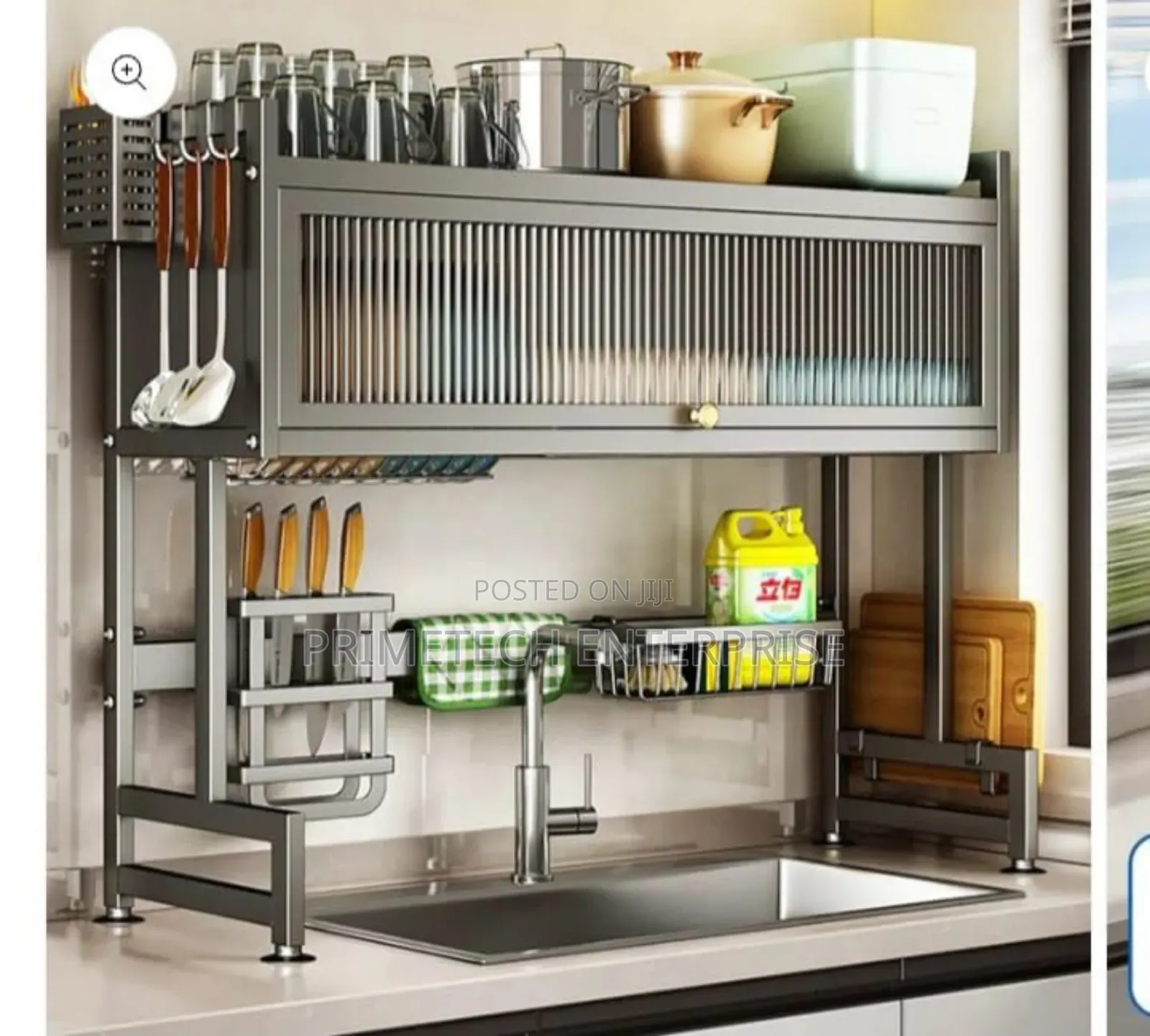 Mirror Over the Sink Dishrack