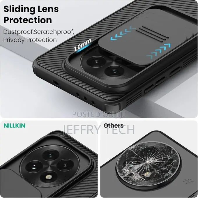 Nilkin Oneplus 13r (1+13r Case With Camera Cover Camera Lens