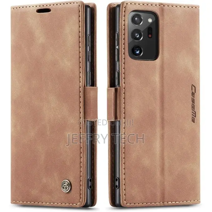Samsung Galaxy Note 20 Ultra Suede Leather Wallet Case Flip