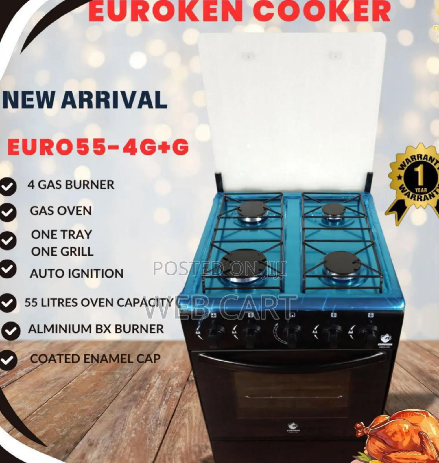 Euroken Euro55 4 Gas Burner