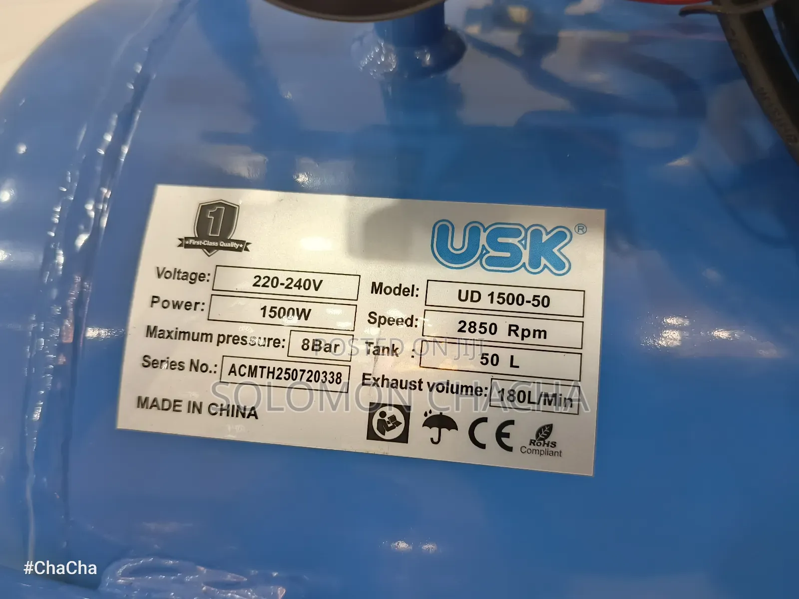 Usk 50l 1500w Air Compressor Best Quality