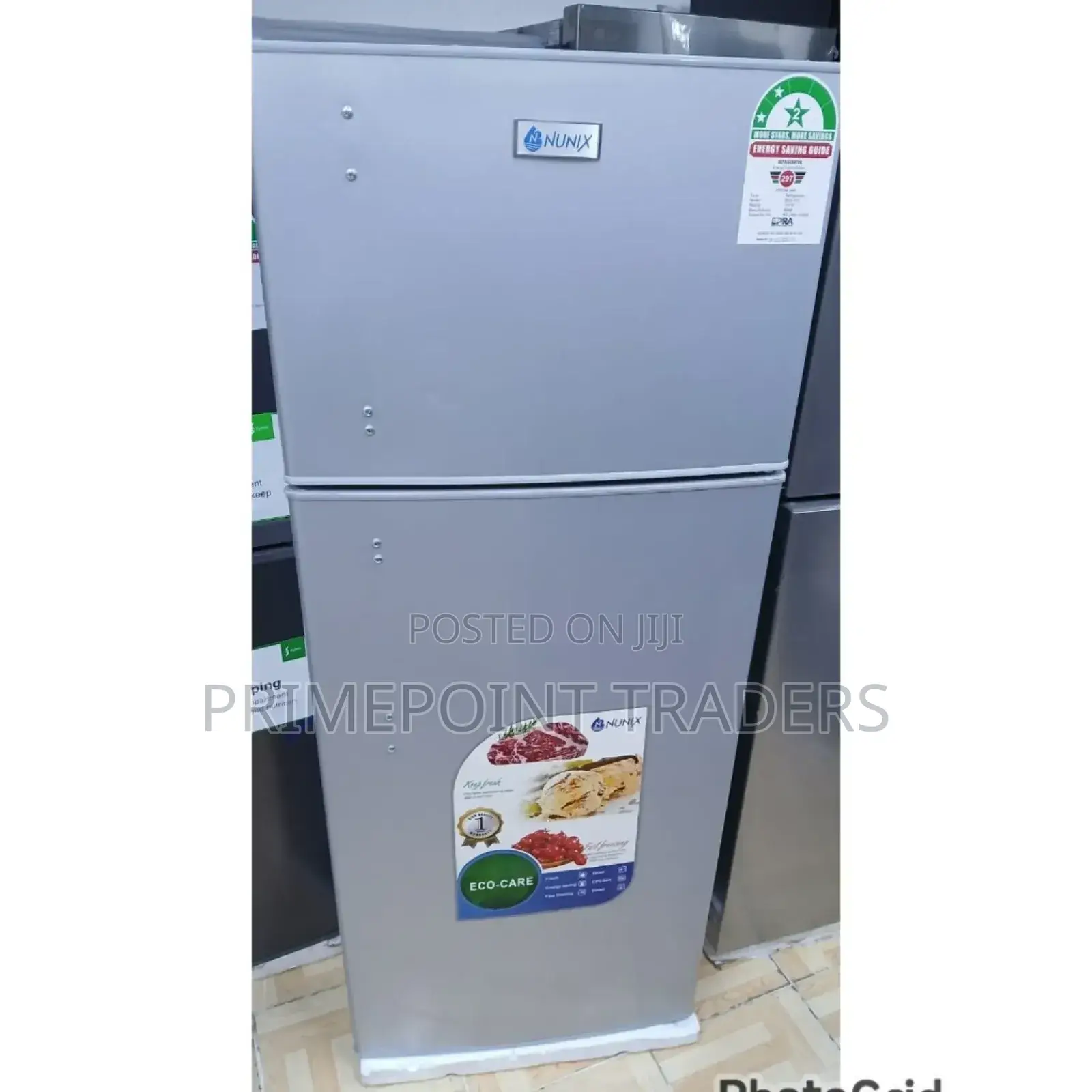 Nunix 210litres Double Door Fridge^ 
