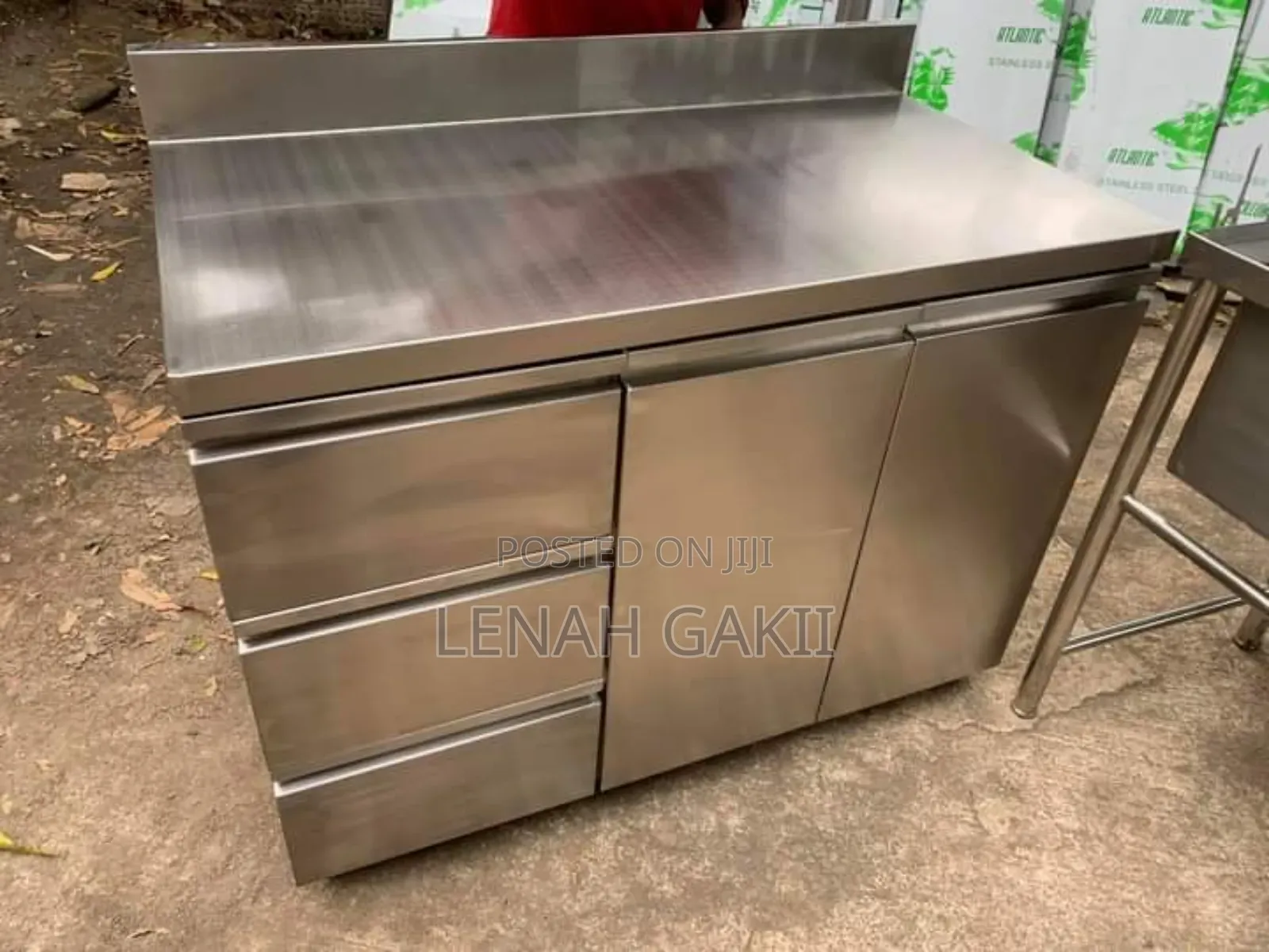 Cabineted Stainless Table