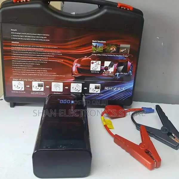 2-in-1 Jump Starter With Air Compressor 8000mah